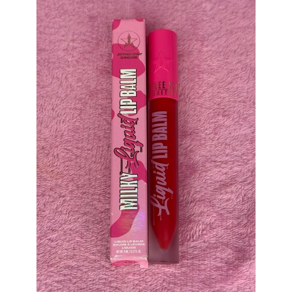 New! Redrum Milky Liquid Lip Balm Jeffree Star BNIB NWT NIB Red - Picture 3 of 4